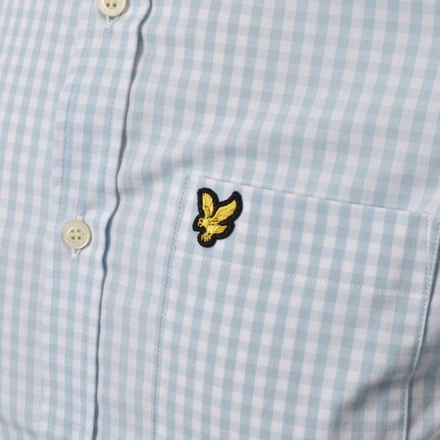 Alternative Image for ProductLyle And Scott Long Sleeve Gingham Shirt Blue3